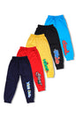 T2F Boys Printed Track Pants (Pack of 5)