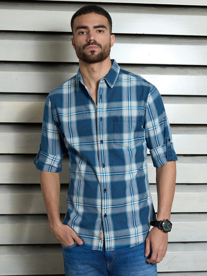 High Star MenS Regular Fit Shirt (Hsmshs2431_Multi_2