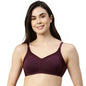 Enamor AB75 M-Frame JIggle Control Full Support Supima Cotton Bra - Non-Padded, Wirefree & Full Coverage