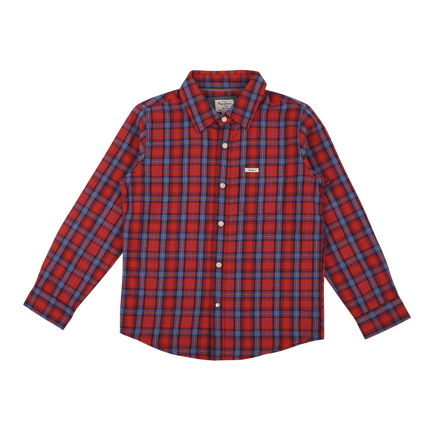 Pepe Jeans BoyS Regular Fit Shirt (Pb302339_Red 10)