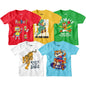 Bon Organik Boys Regular Fit T-Shirt (BON15062_Multi