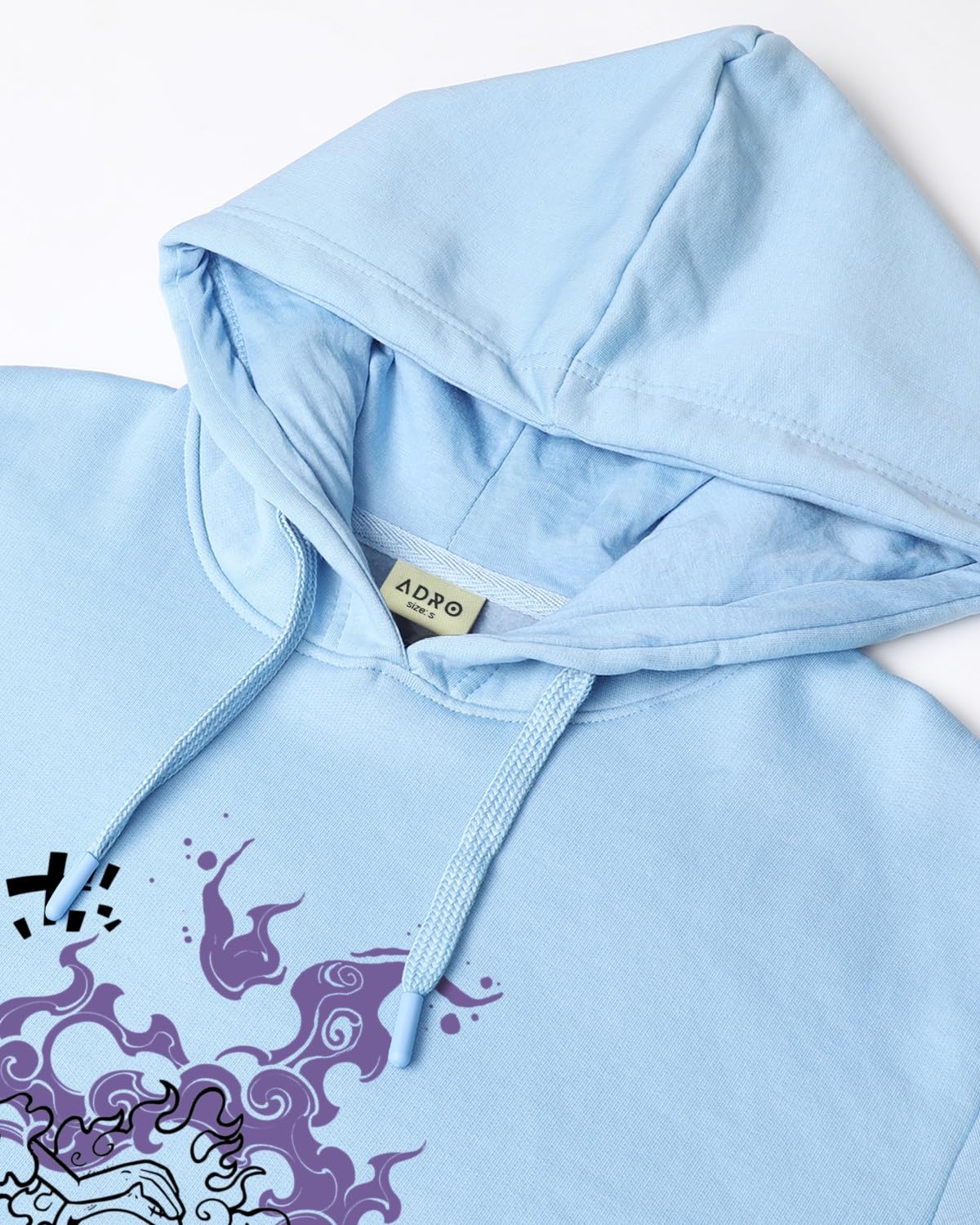 ADRO Hoodies for Men | Printed Hoodie for Men | Cotton Hoodie | Mens Hoodies | Sweatshirt for Men | Hooded Hoodie | H24-LUFFY-SK
