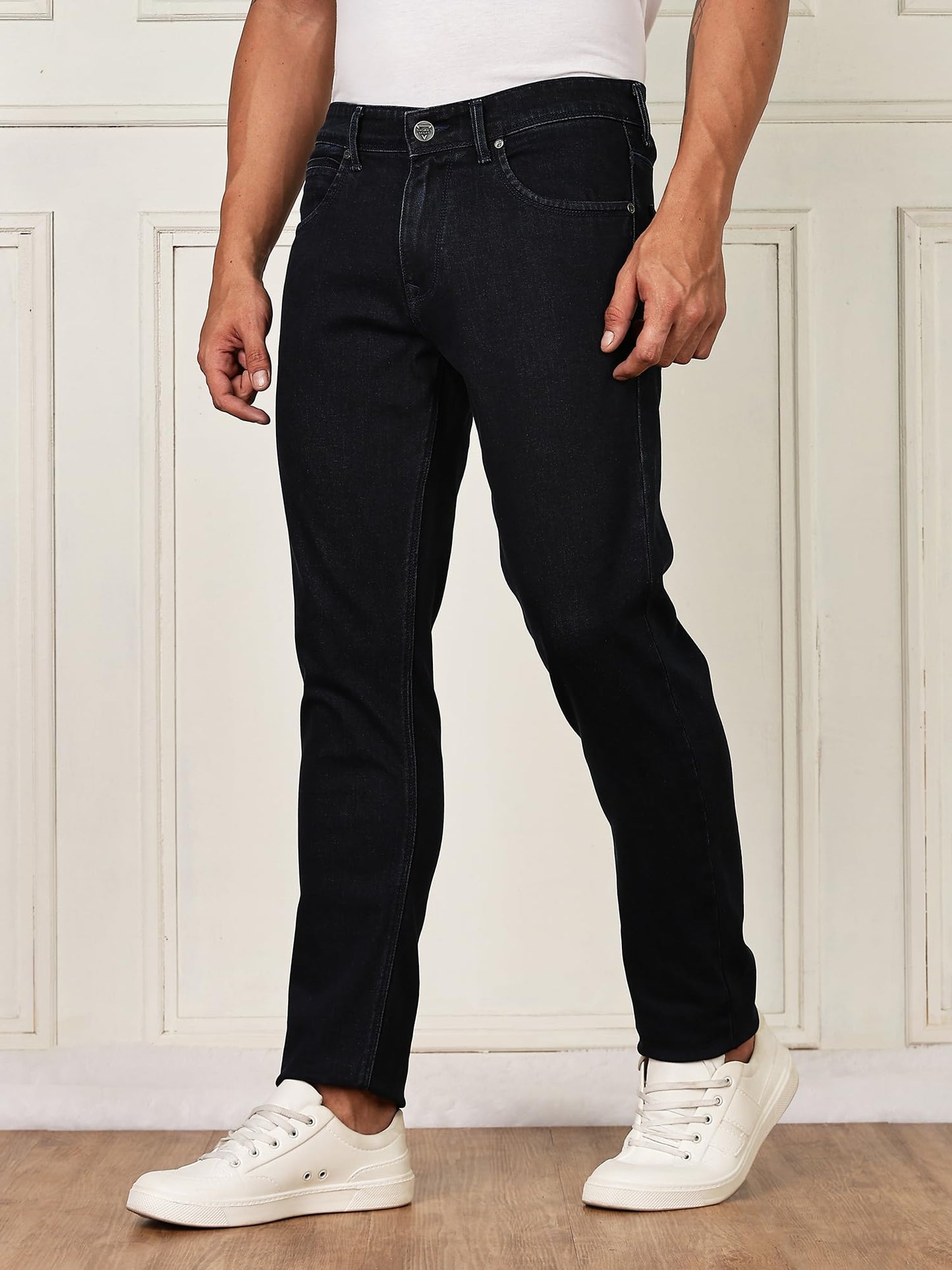 Thomas Scott Mens Regular Jeans (TSJ340_Dark Blue2