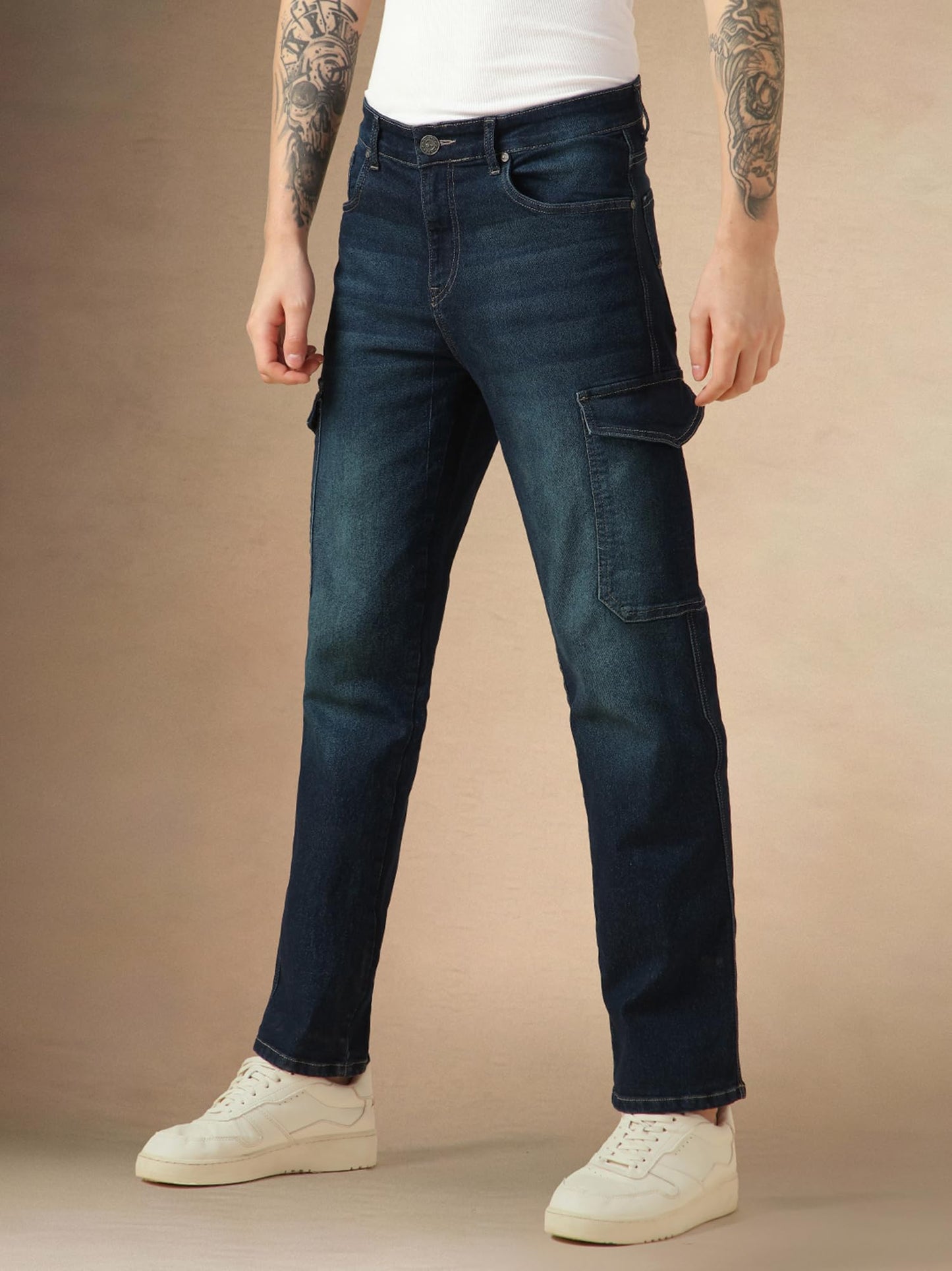 Dennis Lingo Mens Relaxed Jeans (DLMJNSP015_in_Blue