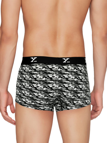 XYXX Mens Micro Modal Trunks - Shuffle Underwear for Men