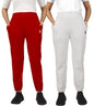Kyda Kids Cotton Regular Fit Track Pants For Girls (Pack Of 2)