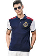 Thomas Scott Mens | Solid | Polo Neck | Polyester Blend | Knitted | Button Closure | Ribbed Shorts Sleeve | Regular Fit | Tshir