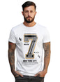Peppyzone Mens Regular Fit T-Shirt (PZ-Number-9910_White2