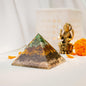Astrotalk Dhan YOG Resin Pyramid | Home Decor Items for Wealth, Success & Positive Energy | Vastu Items for Home & Mandir | Decorative Items for Living Room | Home Decor Gift Item