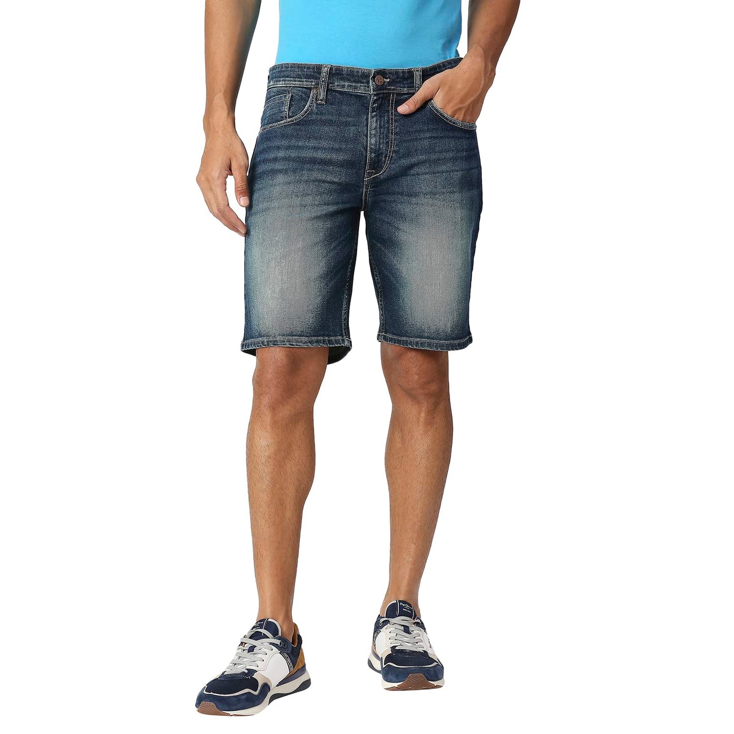 Pepe Jeans MenS Chino Shorts (Pm207216Q03_Dark Used, Black, 28