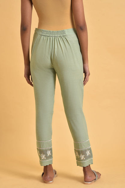W Pure Cotton Strechable Slim Pants for Women | Pure Cotton Slim Pants for Women | Trousers for Women | W for Woman