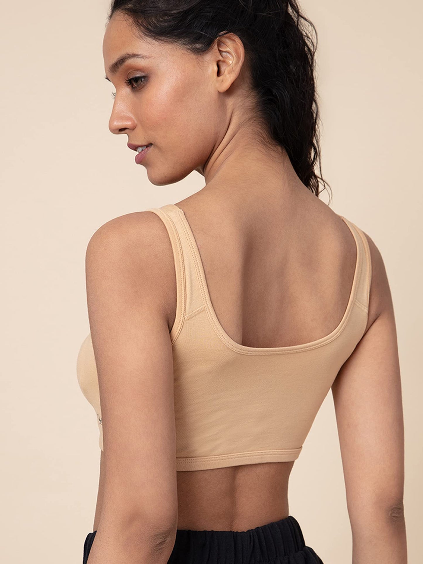 NYKD Soft Cup Easy Peasy Slip On Everyday Bra for Women, Wireless, Full Coverage, Support Shaper, Non Padded Sports Bra Bra, NYB