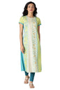 Aurelia WomenS Viscose Floral Regular Kurta (22Fea12947-503660_Multi_M) Multicolour