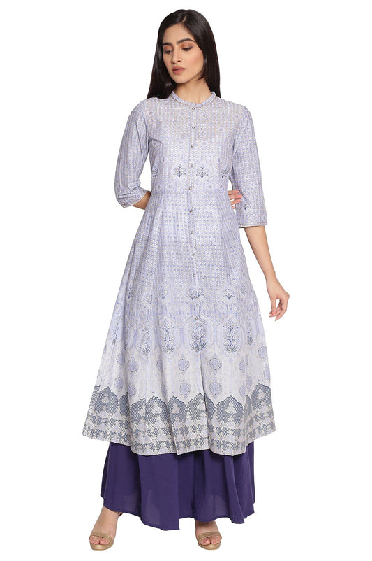 W for Woman Below The Knee Kalidar Dress for Women