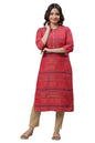 Aurelia Women Kurta 23Aua14441-704245-Pink-Xs