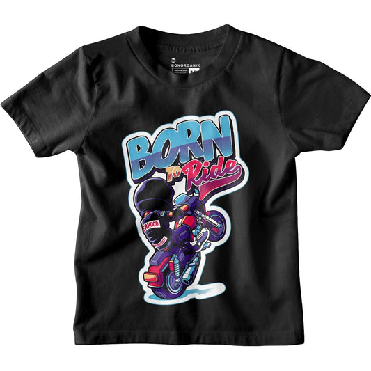 Bon Organik Boys Regular Fit T-Shirt (BON12179_Black