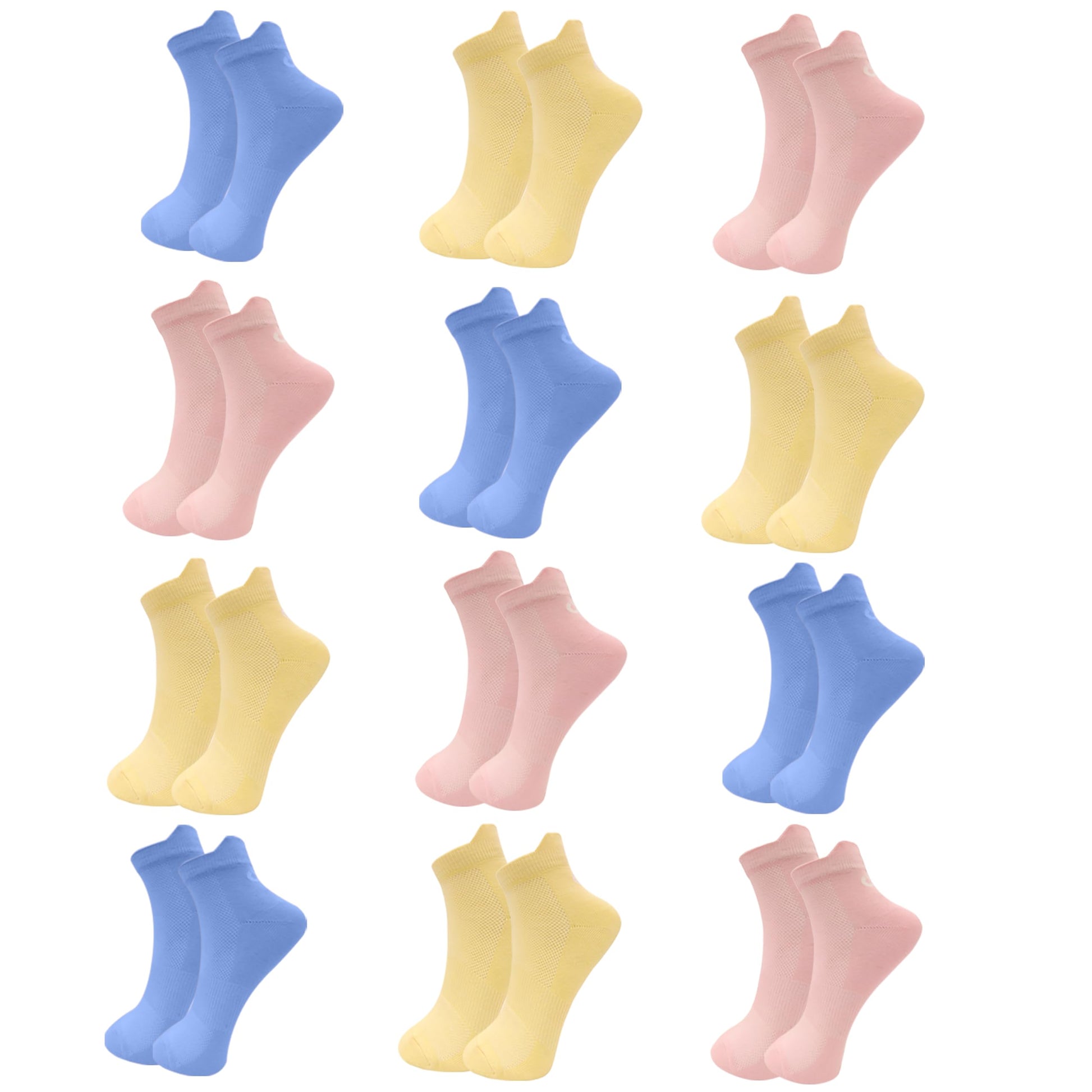 Xjarvis Miami Ankle Socks For Women & Girls  Soft Cotton, Odor-Free, Breathable & Comfortable Everyday Socks  Perfect For Sports