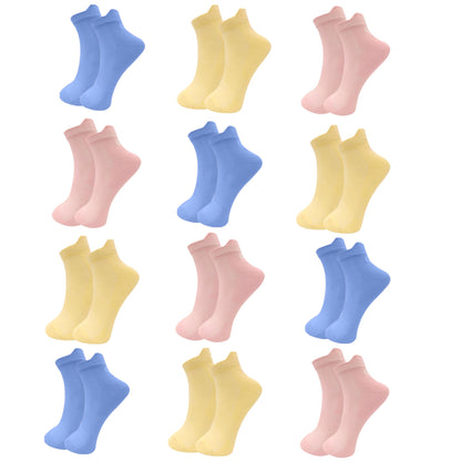 Xjarvis Miami Ankle Socks For Women & Girls  Soft Cotton, Odor-Free, Breathable & Comfortable Everyday Socks  Perfect For Sports