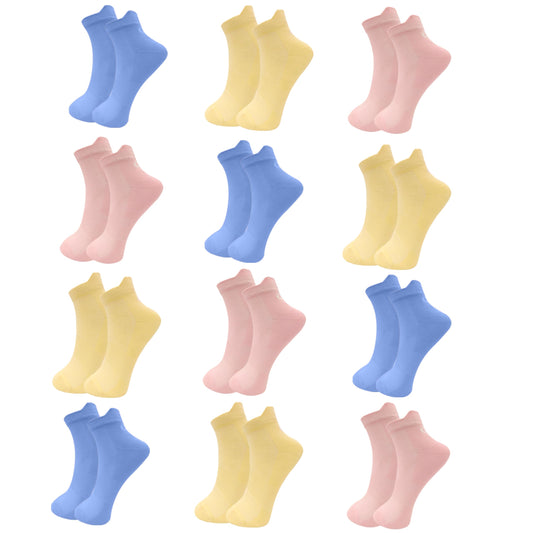 Xjarvis Miami Ankle Socks For Women & Girls  Soft Cotton, Odor-Free, Breathable & Comfortable Everyday Socks  Perfect For Sports