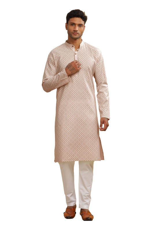 Be Active MenS Cotton Regular Kurta (C-399-4_Brown
