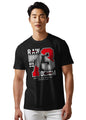 Peppyzone Mens Regular Fit T-Shirt (PZ-Number-1213_Black4