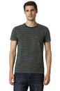Allen Solly Men Slim Fit Striped Casual Half Sleeve Short Sleeve T-Shirt