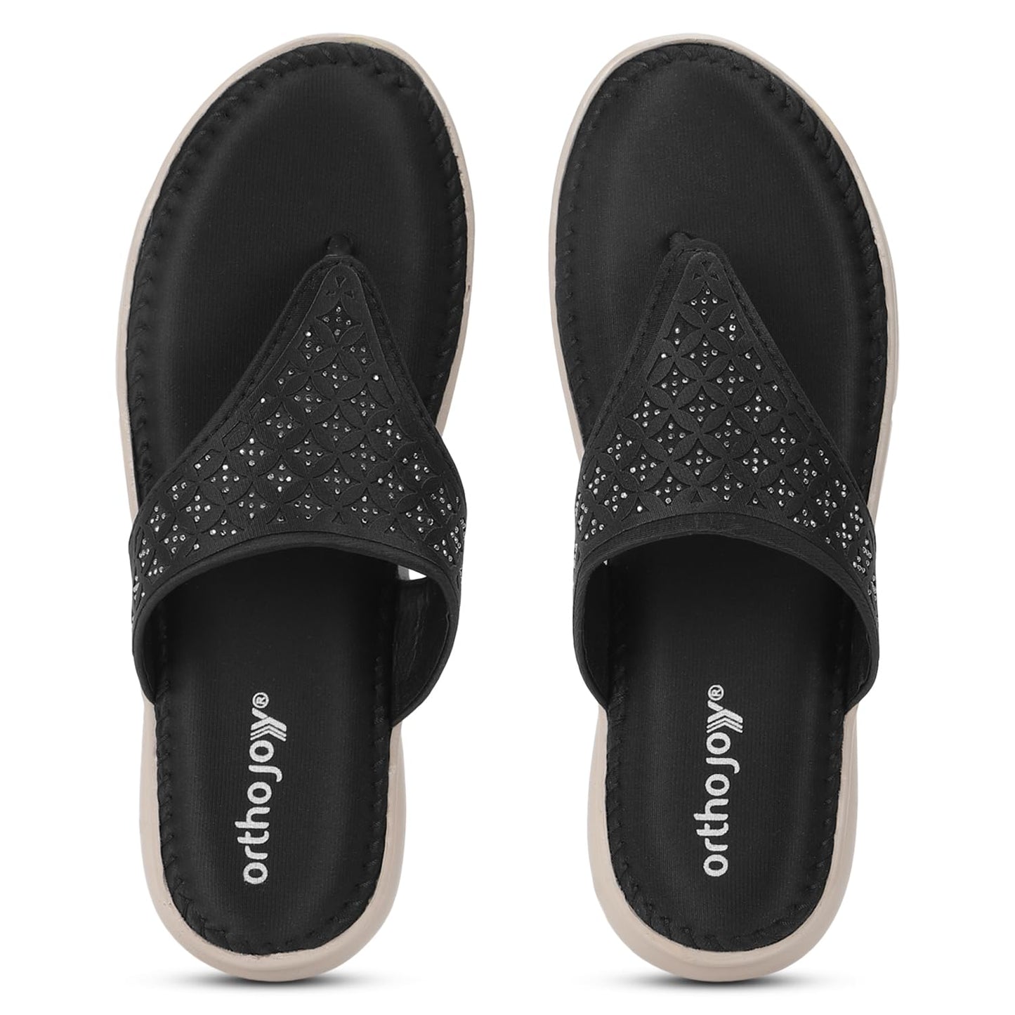 Ortho Joy Doctor Fancy Slipper For Women || Orthopedic WomenS Fancy Sandal For Women