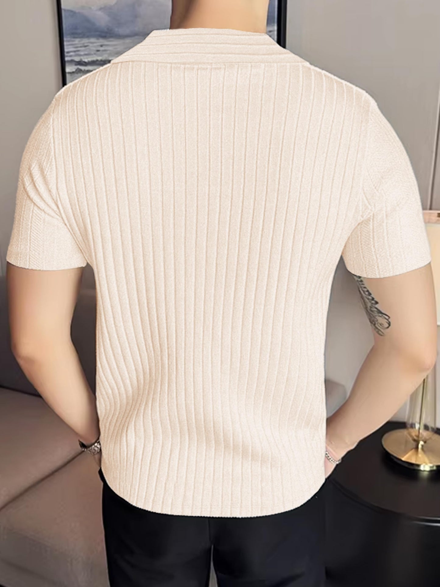Noble Monk Relax Fit Polo Neck T-Shirt