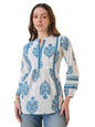 Stylum Womens Ethnic Buta Printed Cotton Top