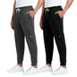 XYXX Mens Cotton Modal Joggers - Relaxed Fit, Antimicrobial, High Stretch, Sweat Absorbent Solid Ace Loungewear with Zippered P