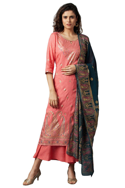 Aurelia Womens Kurta, Cullote & Dupatta