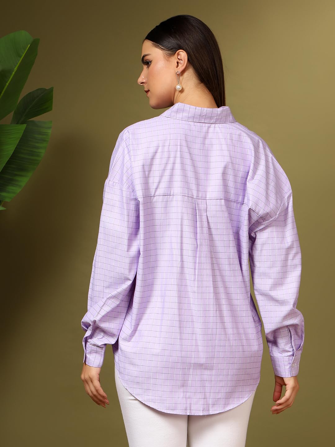 Kotty WomenS Oversized Comfortable & Stylish Casual Shirt(Multicolor,M)