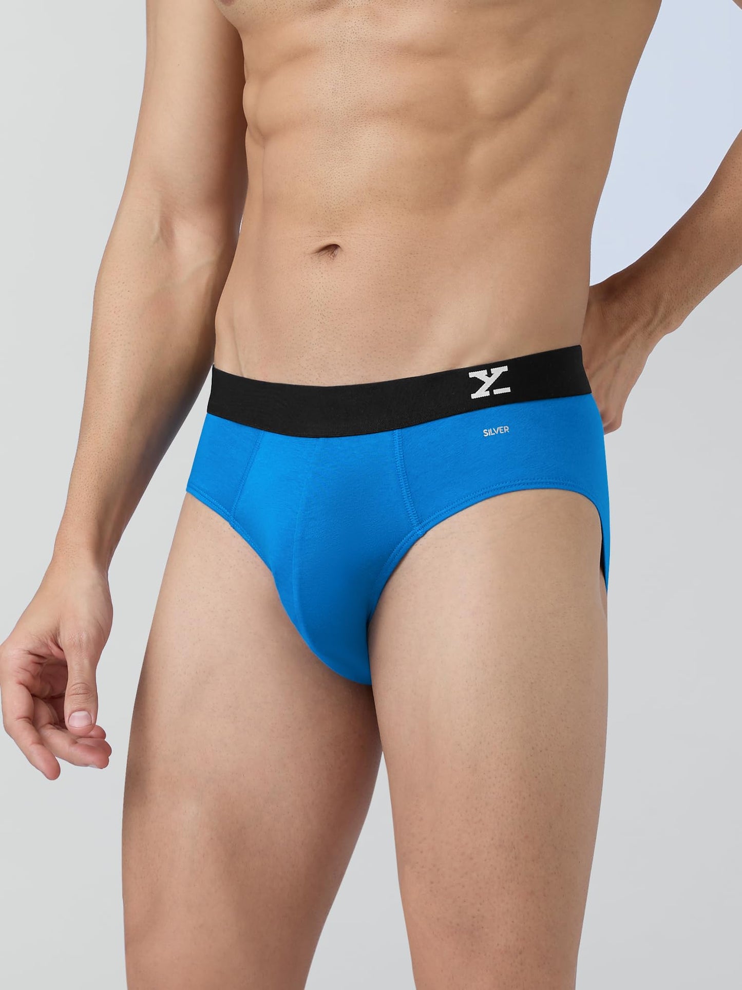 XYXX Mens Aero Silver Cotton Underwear for Men, Anti-Odour Silver Tech, Lasting Freshness, Moisture Absorbent Pack of 3 (XXL; Da