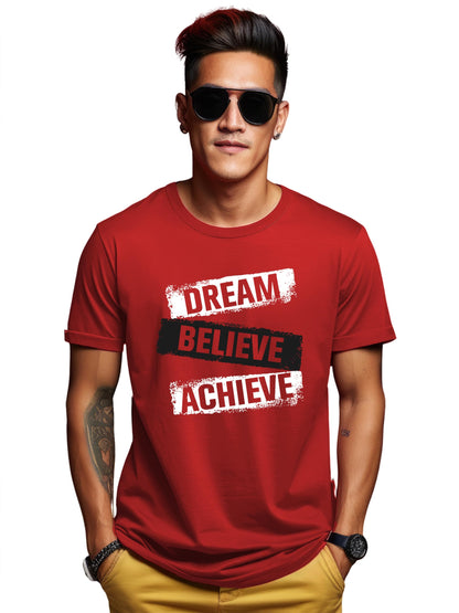 ADRO Tshirt for Men | Printed T Shirt for Men | 100% Cotton T-Shirt |Printed T Shirt | T-Shirts | RN24-DBA-RD