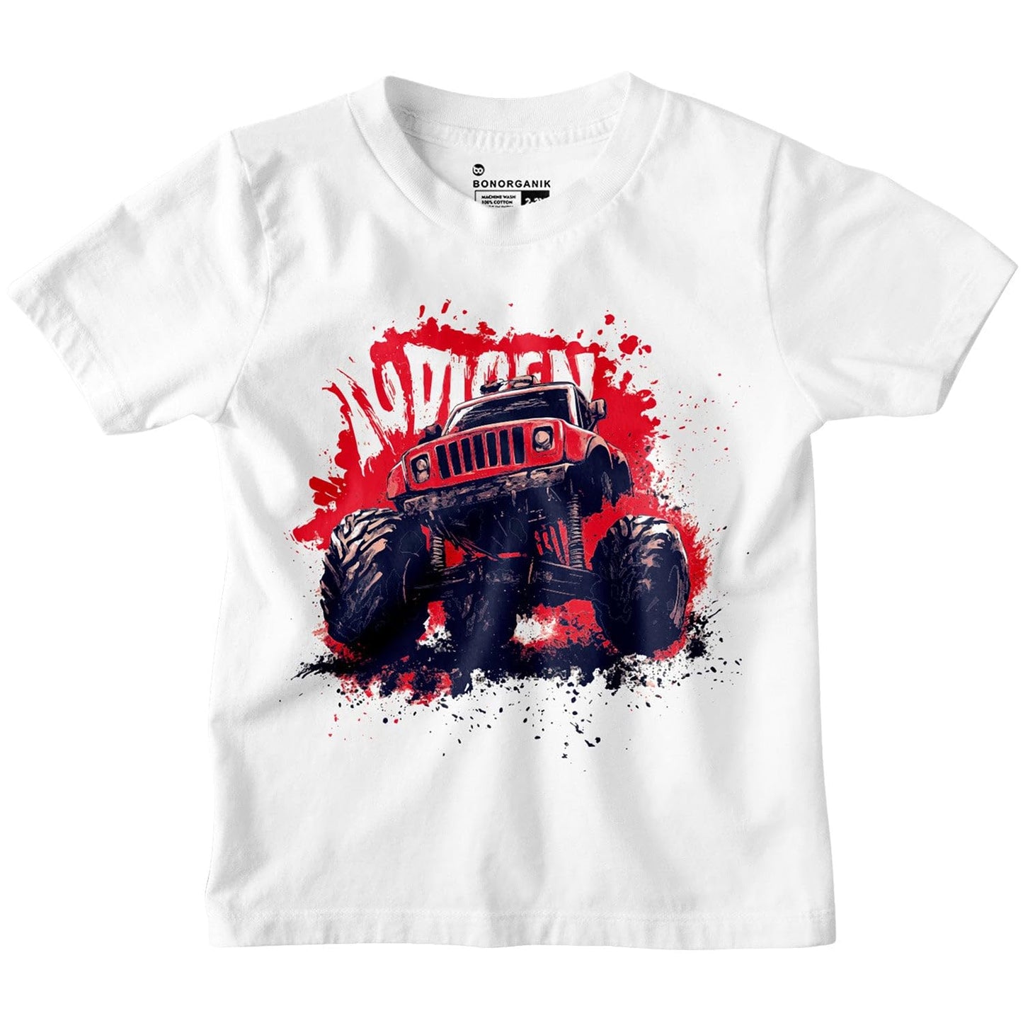 Bon Organik Boys Regular Fit T-Shirt (BON15056_Multi