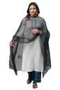 Aurelia Women Dupatta 23Aua80070-606113-Black-Fs