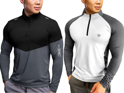 Noble Monk MenS Active Wear Regular Fit T Shirt |Full Sleeves |Casual T-Shirt For Men