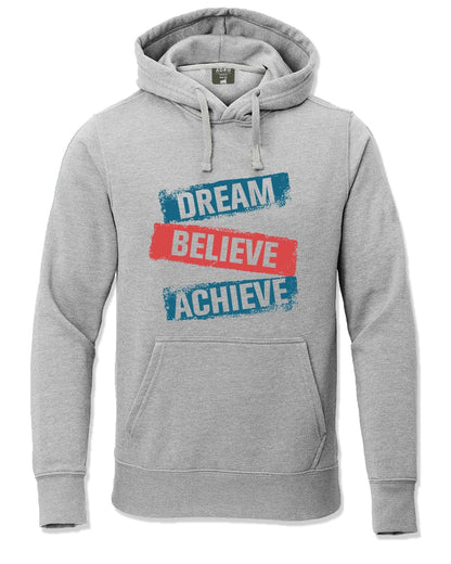 ADRO Men's Cotton Neck Hooded Sweatshirt (H20-M-DBA-GR_Grey)