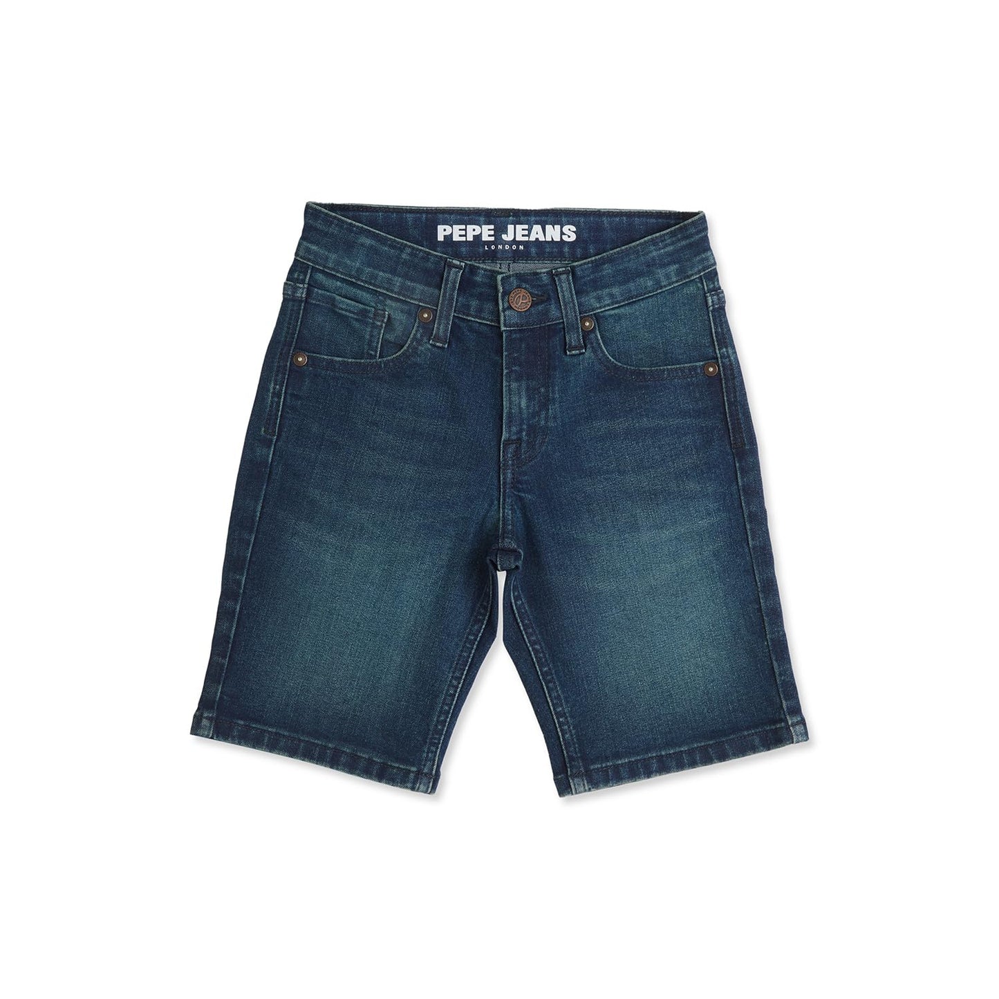 Pepe Jeans BoyS Boyfriend Shorts (Pb800799S64_Green Tint Blue