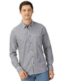 Thomas Scott Mens 100% Cotton Full Sleeves Slim Fit Solid Casual Shirt Dark Navy