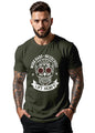 Peppyzone Mens Regular Fit T-Shirt (PZ-GYM153_Olive