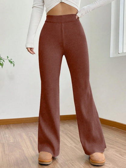 Tee Projekt Trousers for Women | Womens High-Waisted Pant | Women Trousers Pants Dust Pink