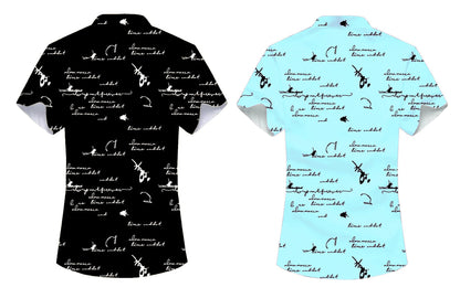 Kadiyu Half Sleeve Casual Printed Shirts For Men Regular Fit Printed Spread Collar Casual Shirt Lycra Fabric With Combo Shirt (P