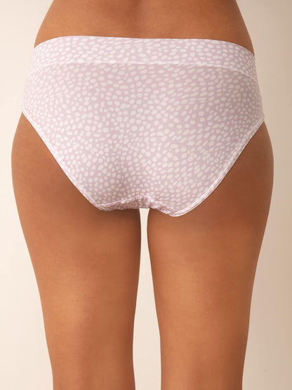 Nykd (Nyp342 Nylon Printed Super Stretch Hipster Panty Underwear For Women | Ultra-Soft Fabric With Smooth Elastic Waistband | G