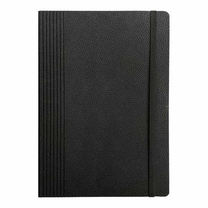 Anupam Sway Lined Journal Notebook, 192 Pages College Ruled Notebook, 80 Gsm Thick Paper, A5 Leather Textured Pu Cover With Desi