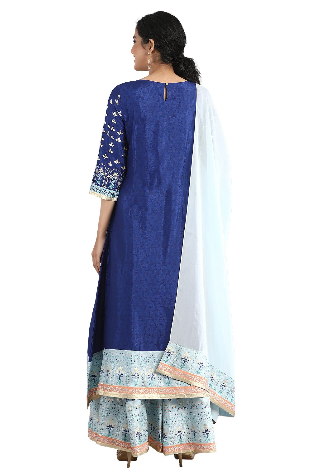 Aurelia Women's Rayon Kurti Skirt Set Drape
