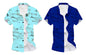 Kadiyu Half Sleeve Casual Printed Shirts For Men Regular Fit Printed Spread Collar Casual Shirt Lycra Fabric With Combo Shirt (P