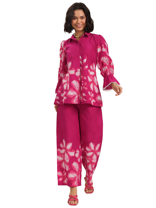 Libas WomenS Cotton Co-Ords Set (400659
