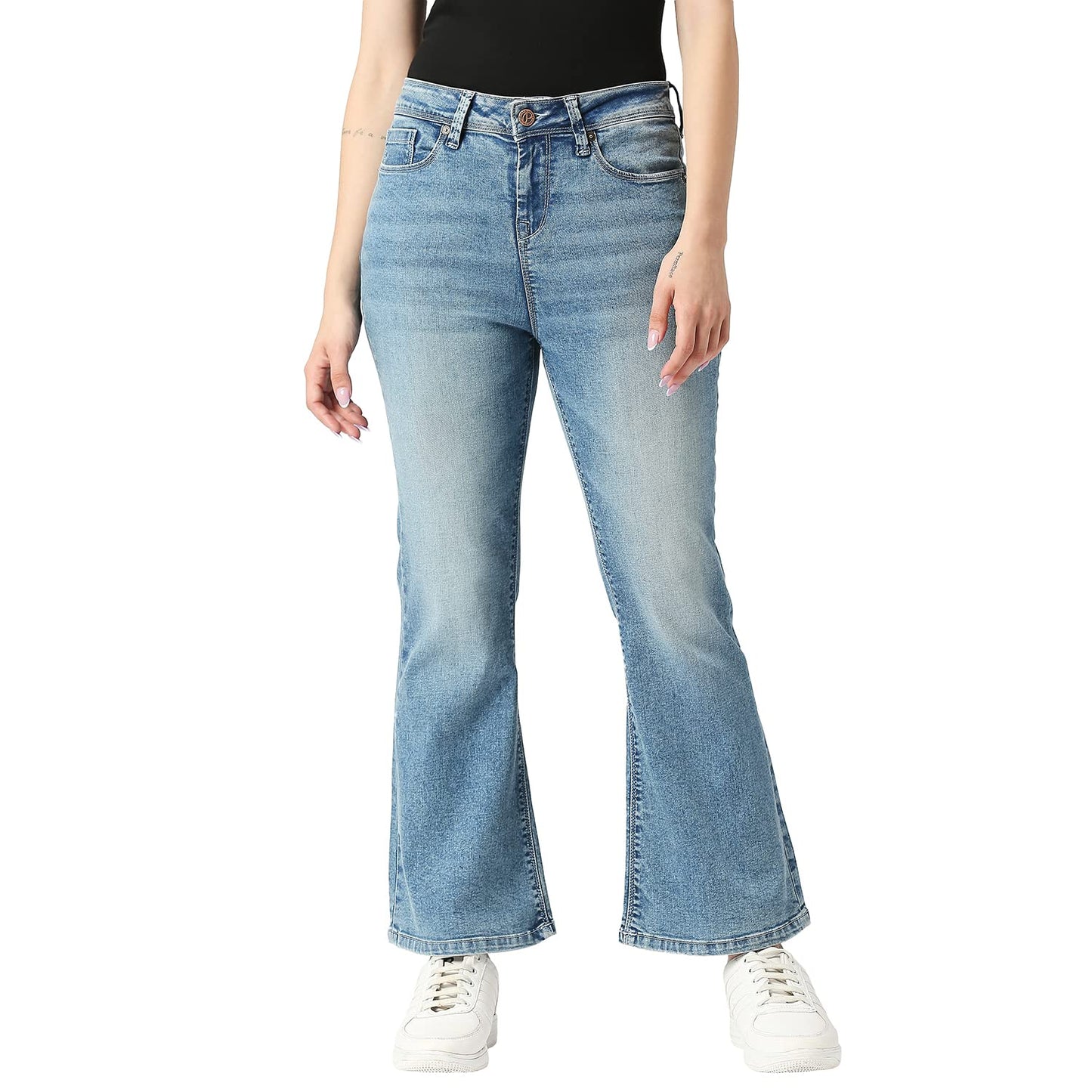 Pepe Jeans Women LadieS Regular Jeans (Pl204529Q056_Light Used_30), Blue