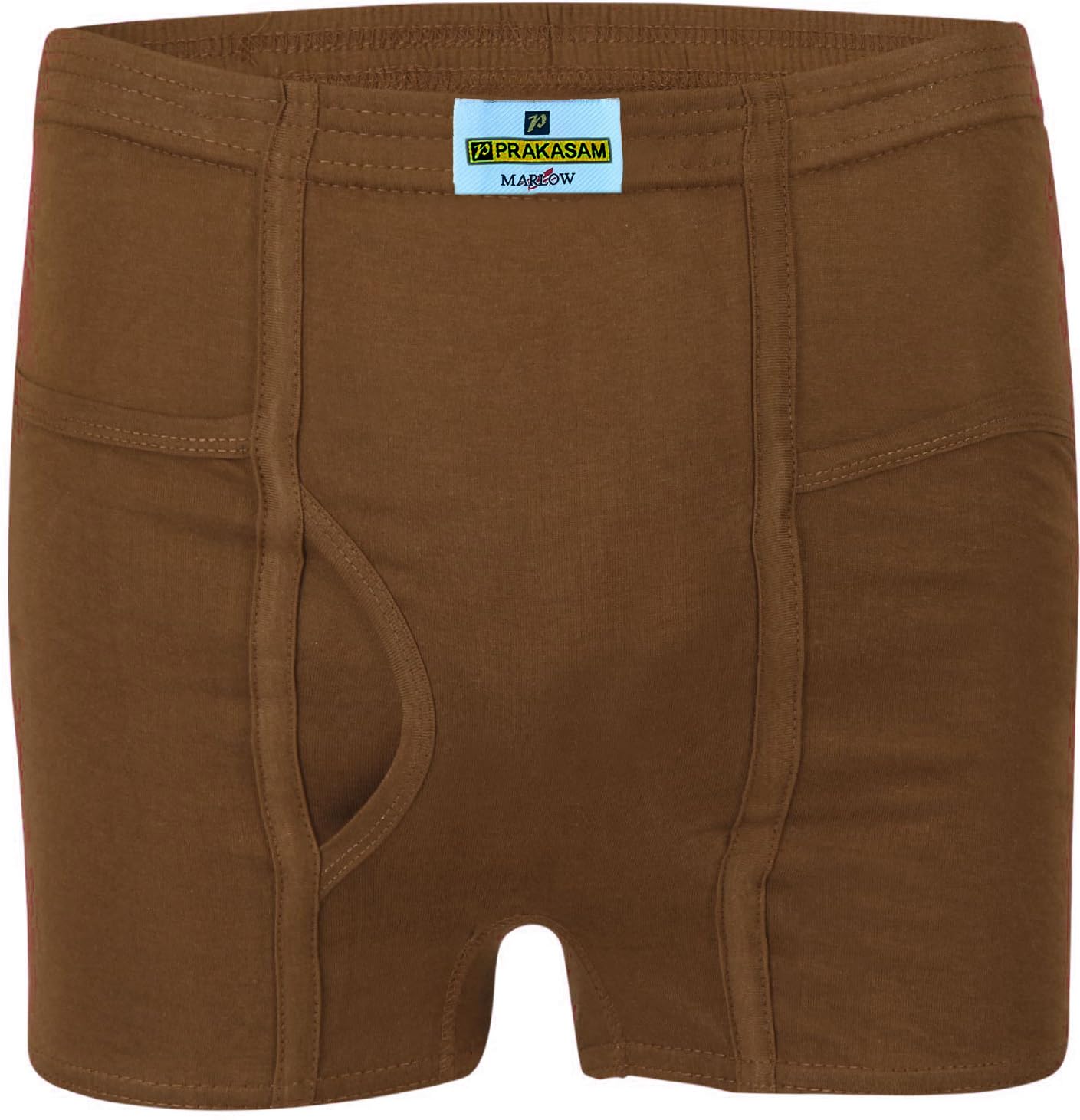 PRAKASAM COTTON Marlow Inner Elastic Pocket Trunks Combo (1X2) Pack